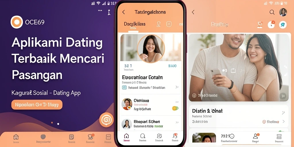 Antarmuka utama OCE69 menampilkan fitur pencarian pengguna yang sederhana dan menarik.