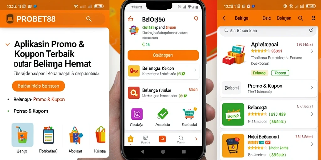 Antarmuka intuitif aplikasi PROBET88 menampilkan berbagai promo menarik.