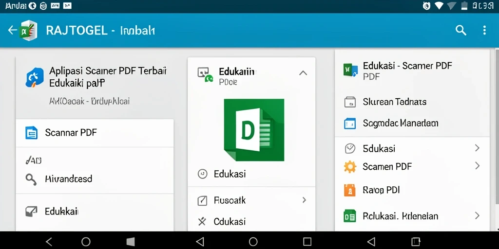 Antarmuka <strong>RAJATOGEL</strong> yang intuitif untuk pemindaian PDF dengan fitur canggih.